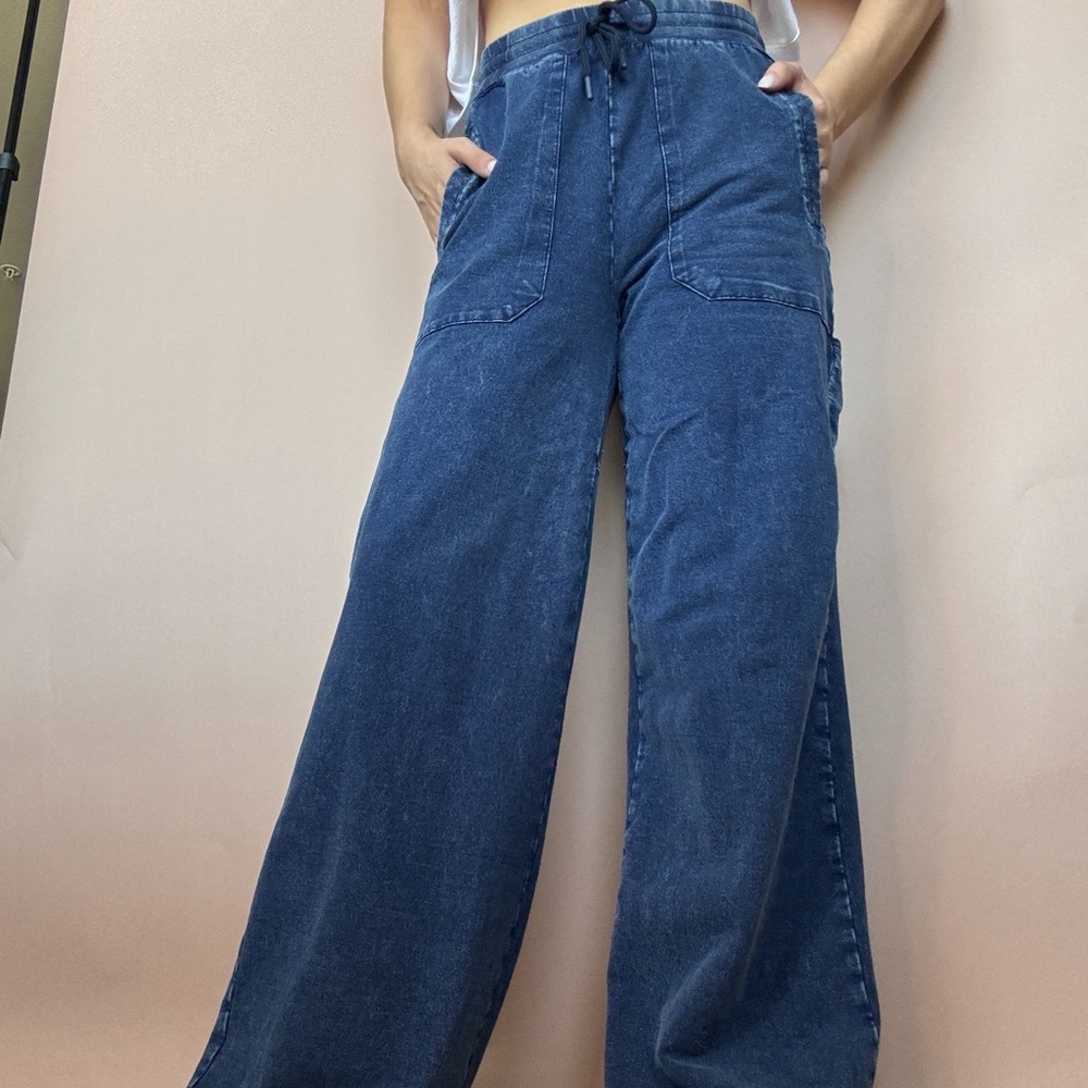 Almost Denim Cargo Pants
